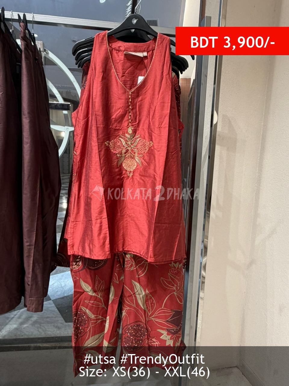 Utsa rust tunic
