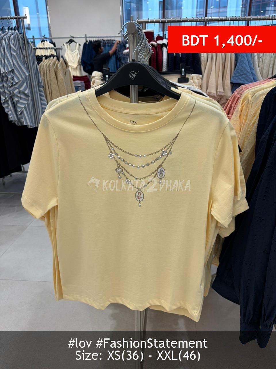 LOV yellow tshirt