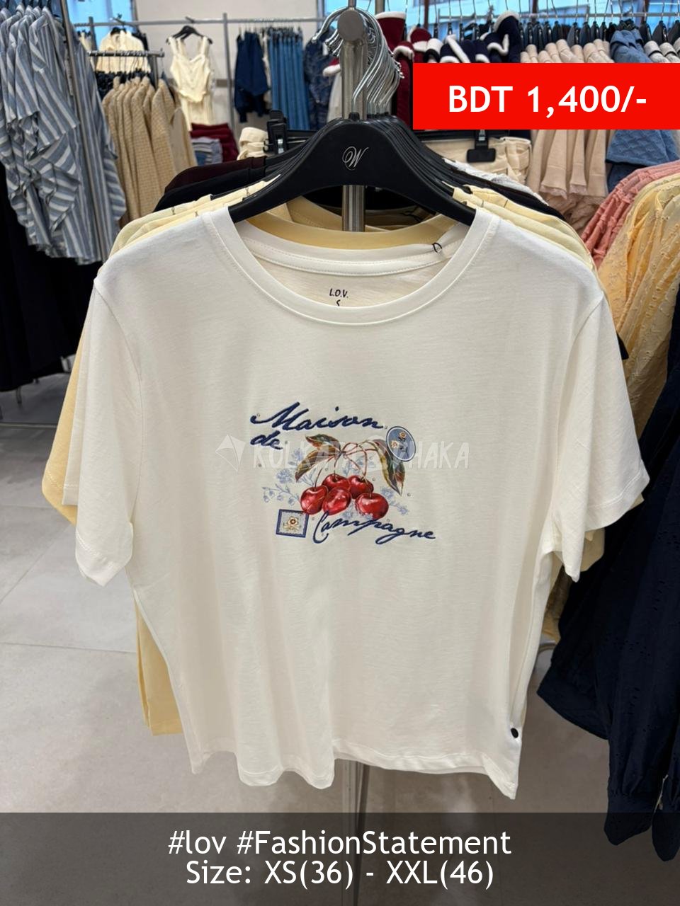 LOV white tshirt