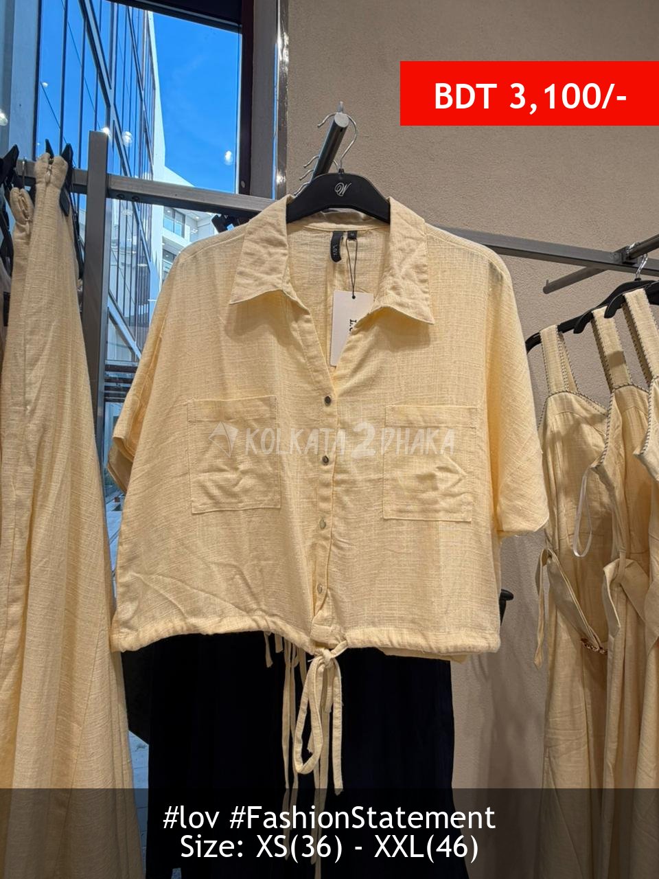 LOV yellow blouse