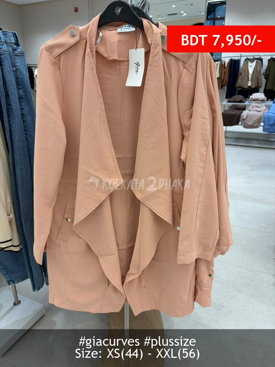 Gia Curves pink jacket