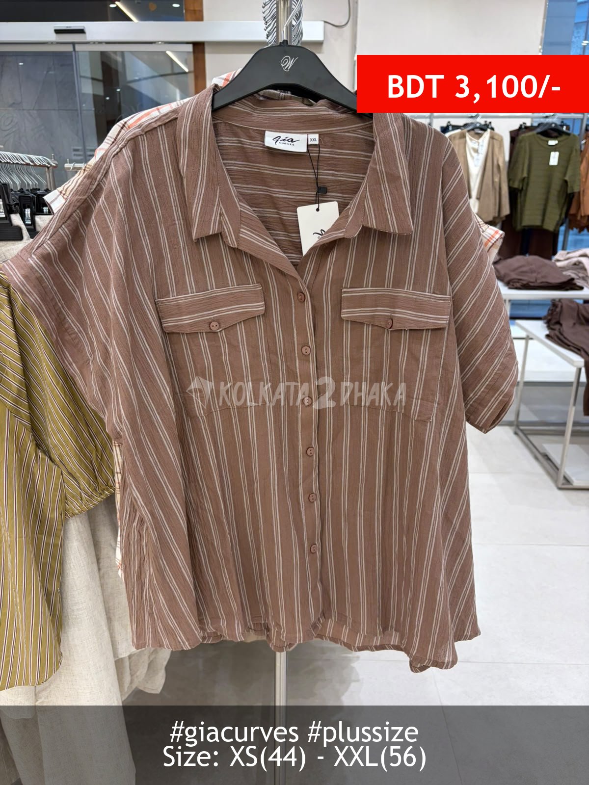 Gia Curves beige top