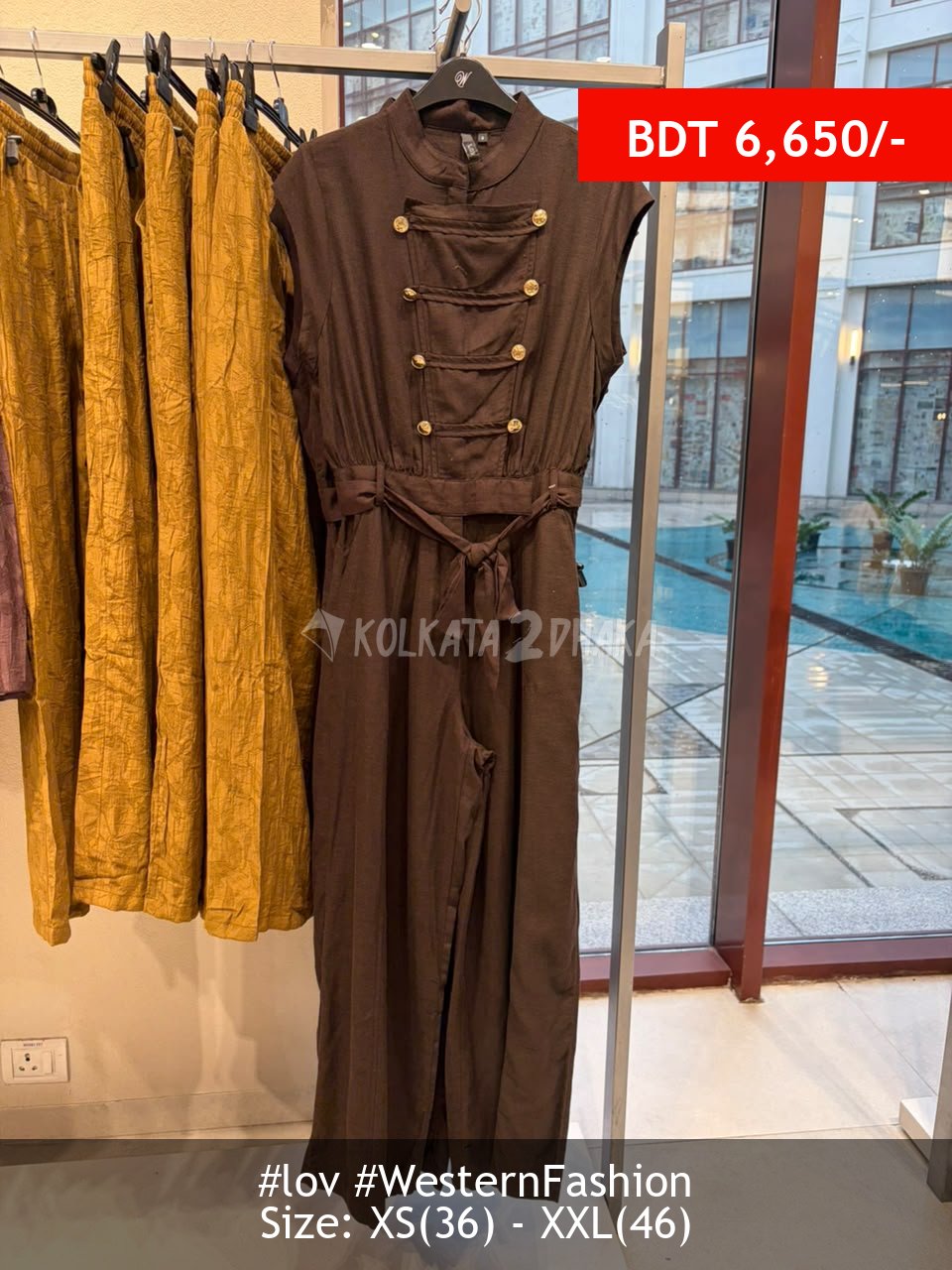 LOV chocolate dress