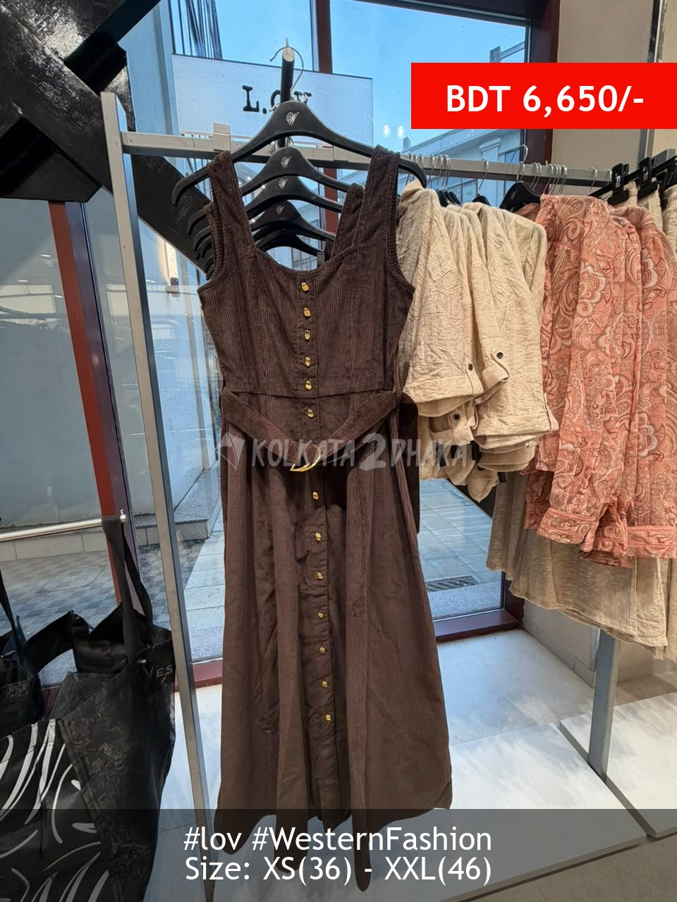 LOV chocolate dress